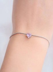 Heliophilia Bransoletka z elementem ozdobnym rozmiar: onesize. Szare bransoletki Heliophilia, z cyrkonią, metalowe. Za 30.99 zł.