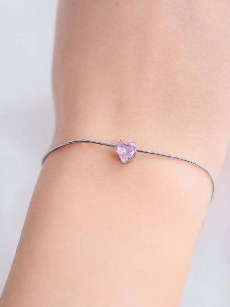 Heliophilia Bransoletka z elementem ozdobnym rozmiar: onesize. Szare bransoletki Heliophilia, z cyrkonią, metalowe. Za 30.99 zł.