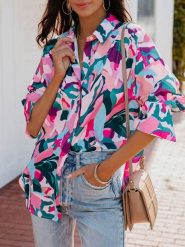 Milan Kiss Bluzka ze wzorem rozmiar: XL. Bluzki Milan Kiss, xl, bez wzorów, bez kołnierzyka, bez ramiączek. Za 144.58 zł.