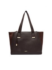 MEXX Torebka C-MEXX-L-019-08 Brązowy. Brązowe shopper Mexx, bez wzorów, z materiału, bez dodatków. Za 249.99 zł.