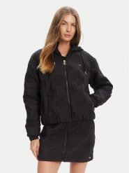 Guess Kurtka przejściowa V5YL0 3WHEB2 Czarny Regular Fit. Czarne kurtki Guess, l, z aplikacjami, z syntetyku, bez kaptura. Za 619.99 zł.