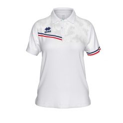 Polo Errea Eden Krótki Rękaw Ad Damskie. Białe koszulki polo ERREA, s, bez wzorów, z materiału, bez kołnierzyka, bez ramiączek. Za 211.95 zł.