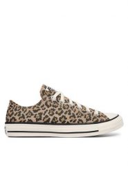 Converse Trampki CTAS OX EGRET/BLACK/HONEY STICK A19182C Beżowy. Brązowe trampki Converse, bez wzorów, z materiału, bez zapięcia. Za 399.99 zł.