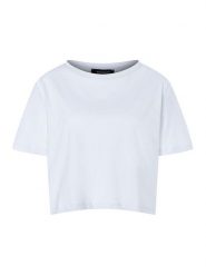 More & More Koszulka w kolorze białym rozmiar: 42. Białe bluzki More & More, bez wzorów, z bawełny, bez kołnierzyka, bez ramiączek. Za 84.99 zł.