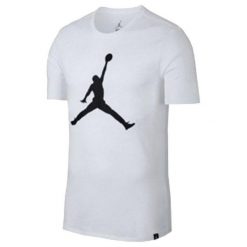 Koszulka Air Jordan Jumpman. Białe bluzki Jordan, l, bez wzorów, sportowe, bez kołnierzyka, bez ramiączek. Za 163.99 zł.