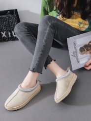 C'M Botki w kolorze kremowym rozmiar: 36. Brązowe botki C'M, bez wzorów, bez obcasa, bez zapięcia. Za 117.99 zł.