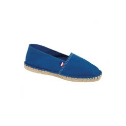 Espadryle Kariban Made in France. Niebieskie espadryle KARIBAN, bez wzorów, bez obcasa, bez zapięcia. Za 123.50 zł.