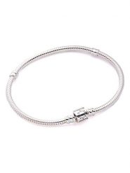 Pandora Srebrna bransoletka rozmiar: 18 cm. Szare bransoletki Pandora, srebrne. Za 230.95 zł.