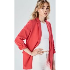 Gładka marynarka - Pomarańczowy. Marynarki i żakiety Sinsay. Za 69.99 zł.