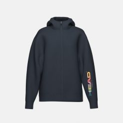 RALLY Damska Bluza z Kapturem na Zamek. Brązowe bluzy Head, l, bez wzorów, z bawełny, z kapturem. Za 300.00 zł.