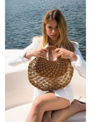 Maison héritage PARIS Torebka "Aira" w kolorze jasnobrązowym - 39 x 40 cm rozmiar: onesize. Brązowe torebki klasyczne Maison héritage PARIS, bez wzorów, z materiału, bez dodatków. Za 260.99 zł.