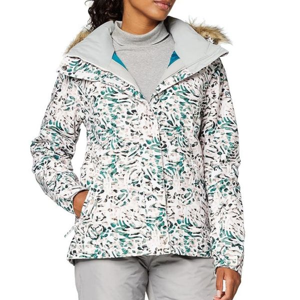 Kurtka narciarska damska Roxy Jet Ski. Białe kurtki narciarskie Roxy, bez wzorów, z poliesteru, bez kaptura, narciarskie. W wyprzedaży za 506.00 zł.