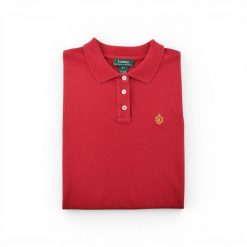 Second life - Ralph Lauren Polo damskie z krótkim rękawem - Stan bardzo dobry. Czerwone koszulki polo RALPH LAUREN, l, bez wzorów, bez kołnierzyka, bez ramiączek. Za 106.46 zł.