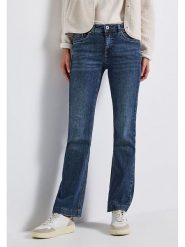 Street One Dżinsy - Bootcut fit - w kolorze granatowym rozmiar: W30/L32. Niebieskie jeansy Street One, l, z aplikacjami. Za 175.67 zł.