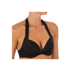 Góra kostiumu kąpielowego ELENA damska. Czarne koszulki sportowe OLAIAN, bez wzorów, z elastanu, bez ramiączek. Za 49.99 zł.