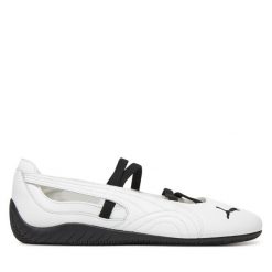 Baleriny Puma. Białe baleriny Puma, bez wzorów, bez obcasa. Za 379.99 zł.