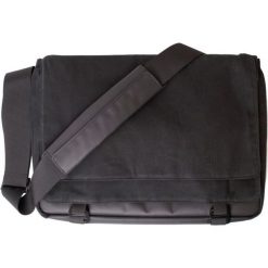 Torba biurowa i szkolna „Metro 15 AVS”. Czarne torby na laptopa ATRAN VELO, bez wzorów, na ramię. Za 465.40 zł.