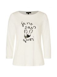 More & More Koszulka w kolorze kremowym rozmiar: 38. Brązowe bluzki More & More, bez wzorów, bez kołnierzyka, bez ramiączek. Za 82.44 zł.