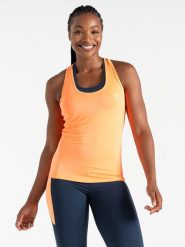 Dare 2b Top sportowy "Modernize II" w kolorze pomarańczowym rozmiar: 38. Pomarańczowe koszulki sportowe Dare 2b, bez wzorów, z materiału, bez ramiączek, outdoorowe. Za 70.24 zł.