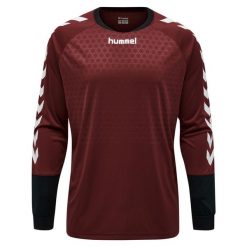 Bluza Bramkarska Hummel. Czerwone bluzy Hummel, l, bez wzorów, bez kaptura. Za 209.00 zł.
