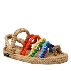 Sandały Bohonomad. Sandały Bohonomad, bez wzorów, bez obcasa, na płaskiej podeszwie, bez zapięcia. Za 249.99 zł.