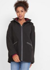 Kurtka funkcyjna outdoorowa 3 w 1 z bluzą z polaru. Czarne bluzy sportowe bonprix, s, bez wzorów, z polaru, bez kaptura. Za 389.99 zł.