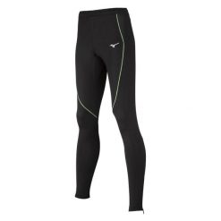 Ekskluzywne legginsy damskie Mizuno JPN. Czarne legginsy Mizuno, bez wzorów. W wyprzedaży za 190.30 zł.