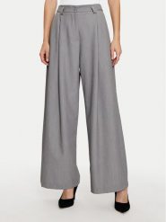 Imperial Spodnie palazzo P5B8IIC Szary Wide Leg. Szare spodnie materiałowe Imperial, s, bez wzorów, z materiału. Za 209.99 zł.