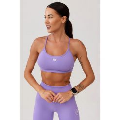 Stanik sportowy bezszwowy Rough Radical Seamless Glow Bra. Fioletowe bielizna sportowa ROUGH RADICAL, bez wzorów. W wyprzedaży za 103.92 zł.