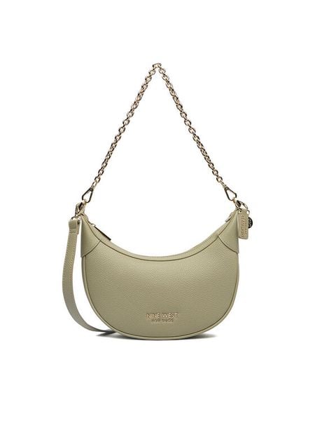 Nine West Torebka CEO-Zerna-KY258 Zielony. Zielone torebki klasyczne Nine West, bez wzorów, z materiału, bez dodatków. Za 179.99 zł.