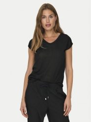 ONLY T-Shirt Silvery 15136069 Czarny Loose Fit. Czarne t-shirty Only, l, bez wzorów, z syntetyku, bez kołnierzyka, bez ramiączek. Za 79.99 zł.