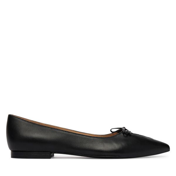 Baleriny LAUREN RALPH LAUREN. Czarne baleriny Lauren Ralph Lauren, bez wzorów, bez obcasa. Za 551.99 zł.