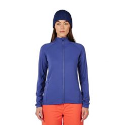 Damska kurtka narciarska Rossignol Stretch. Niebieskie kurtki narciarskie Rossignol, bez wzorów, bez kaptura, narciarskie. Za 482.50 zł.