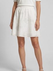 MOSS COPENHAGEN Spódnica "Orkidea" w kolorze białym rozmiar: L. Białe spódnice Moss Copenhagen, l, bez wzorów, mini. Za 148.96 zł.