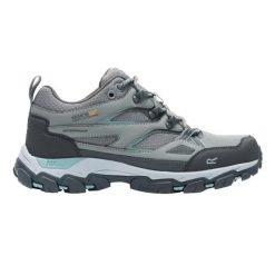 Damskie buty do chodzenia Regatta Holcombe III. Szare trekkingi Regatta, z materiału, trekkingowe. Za 287.00 zł.