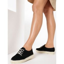 Czarne Espadryle Nephedora. Czarne espadryle Born2be, bez wzorów, bez obcasa, bez zapięcia. Za 49.99 zł.