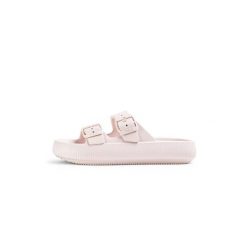 Sandały damskie Fila Tireno. Szare sandały Fila, bez wzorów, z materiału, eleganckie, bez obcasa, na szpilce, bez zapięcia. Za 159.00 zł.