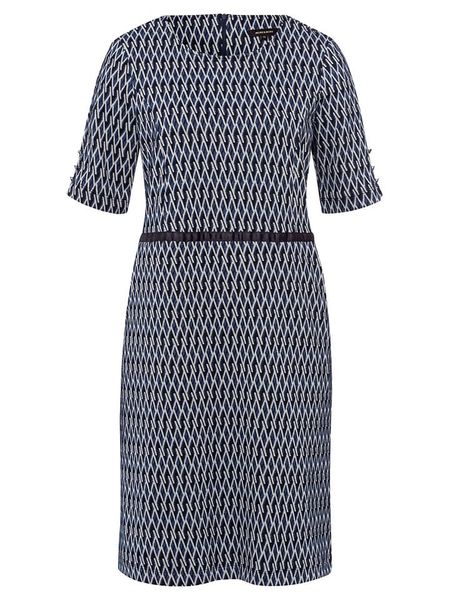 More & More Sukienka w kolorze granatowym rozmiar: 36. Niebieskie sukienki More & More, na co dzień, bez wzorów, bez kołnierzyka, bez ramiączek, midi, proste. Za 100.52 zł.