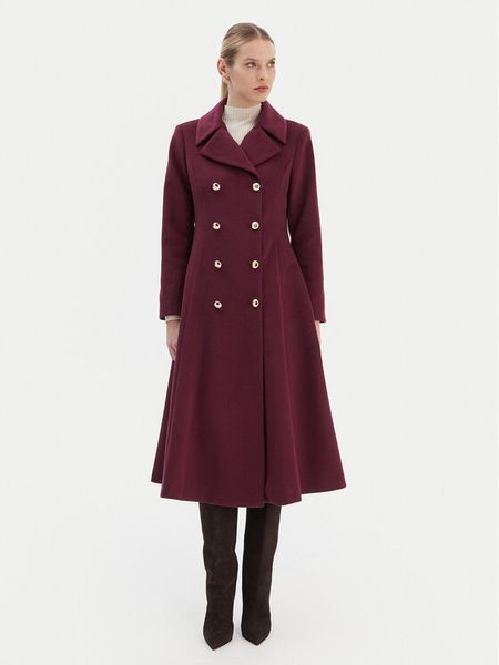 Rinascimento Płaszcz przejściowy CFC0126730003 Bordowy Regular Fit. Czerwone płaszcze Rinascimento, xl, bez wzorów, z syntetyku, bez kaptura. Za 1,059.00 zł.