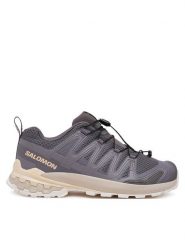 Salomon Trekkingi Xa Pro 3D V9 L47748100 Fioletowy. Fioletowe obuwie sportowe Salomon, z materiału, trekkingowe. Za 419.99 zł.