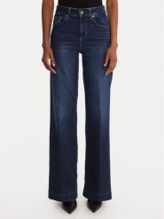 Liu Jo Jeansy UF5068 DS615 Granatowy Wide Leg. Niebieskie jeansy Liu Jo, bez wzorów. Za 769.99 zł.
