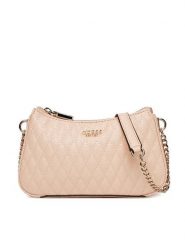 Guess Torebka HWGG9626720 Różowy. Czerwone listonoszki Guess, z aplikacjami, ze skóry, bez dodatków. Za 379.99 zł.