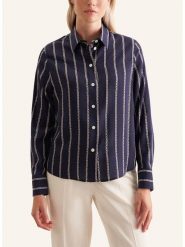 Seidensticker Koszula w kolorze granatowym rozmiar: 46. Niebieskie koszule Seidensticker, bez wzorów, z wiskozy, bez kołnierzyka, bez ramiączek. Za 159.59 zł.