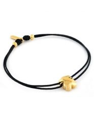 TOUS Bransoletka 1004486000 Czarny. Czarne bransoletki Tous, srebrne. Za 349.99 zł.