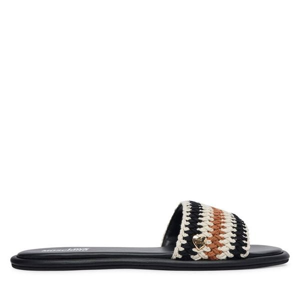 Klapki LOVE MOSCHINO. Klapki Love Moschino, bez wzorów, bez obcasa. Za 809.99 zł.