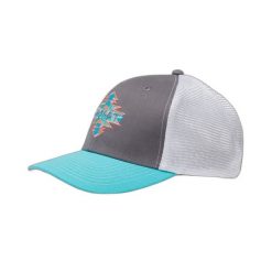 Damska czapka typu trucker Ariat Aztec. Szare czapki Ariat, bez wzorów. Za 188.00 zł.