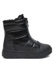 Caprice Botki 9-26405-43 Czarny. Czarne botki Caprice, bez wzorów, z materiału, bez obcasa, na płaskiej podeszwie, bez zapięcia. Za 519.99 zł.