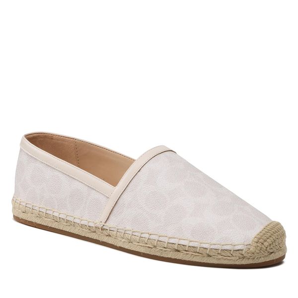 Espadryle Coach. Białe espadryle Coach, bez wzorów, bez obcasa, bez zapięcia. Za 629.99 zł.