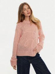 Munthe Sweter Tahlis 243160124370 Różowy Loose Fit. Czerwone swetry Munthe, bez wzorów, z syntetyku, bez ramiączek. Za 839.99 zł.