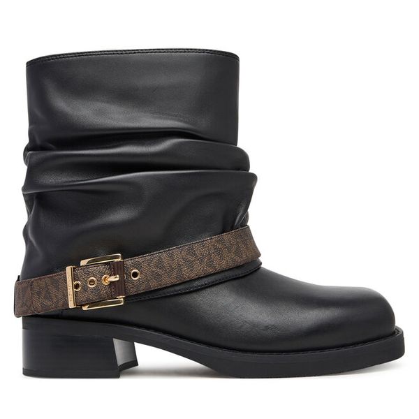 Botki MICHAEL Michael Kors. Czarne botki MICHAEL Michael Kors, bez wzorów, bez obcasa, na płaskiej podeszwie, bez zapięcia. Za 1,059.00 zł.